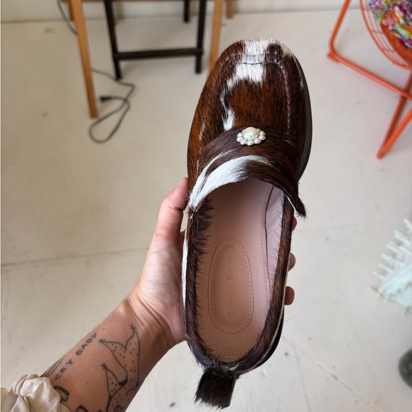 SIMONE ROCHA Heart Toe Loafers with Pearls - Picture 5 of 10